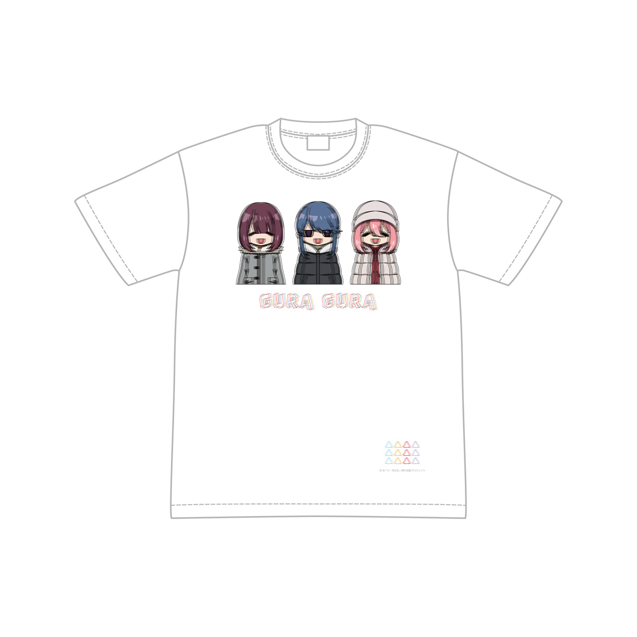 ゆるキャン△ SEASON3_XLサイズ_グラグラつり橋Tシャツ