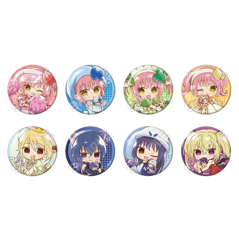 しゅごキャラ！_Sketchu! クレーンゲーム グリッター缶バッジ 全8種　【BOX／8個入り】