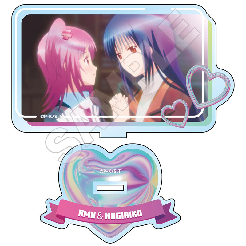 しゅごキャラ！_ホログラムレタッチ アクリルスタンド 日奈森あむ＆藤咲なぎひこ