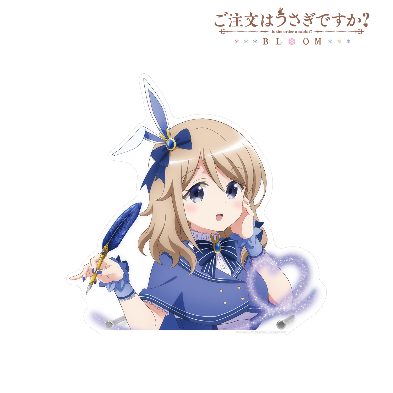 ご注文はうさぎですか？ BLOOM_描き下ろし 青山ブルーマウンテン 魔法少女ver. 特大ダイカットアクリルパネル