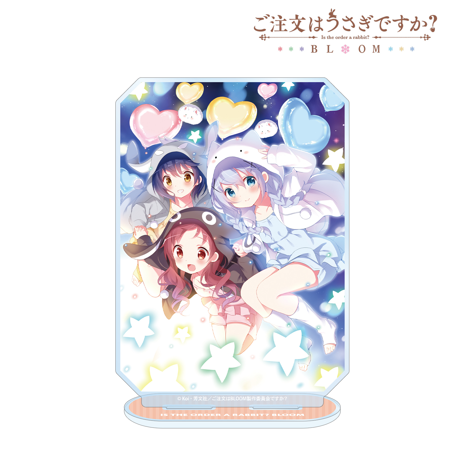 ご注文はうさぎですか？ BLOOM_チノ&マヤ&メグ BIGアクリルスタンド