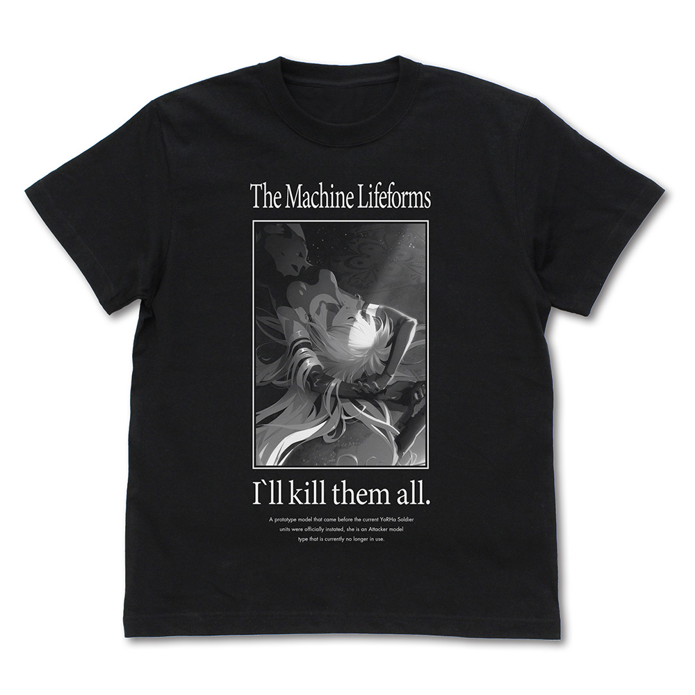 NieR:Automata Ver1.1a_Sサイズ_A2 Tシャツ/BLACK