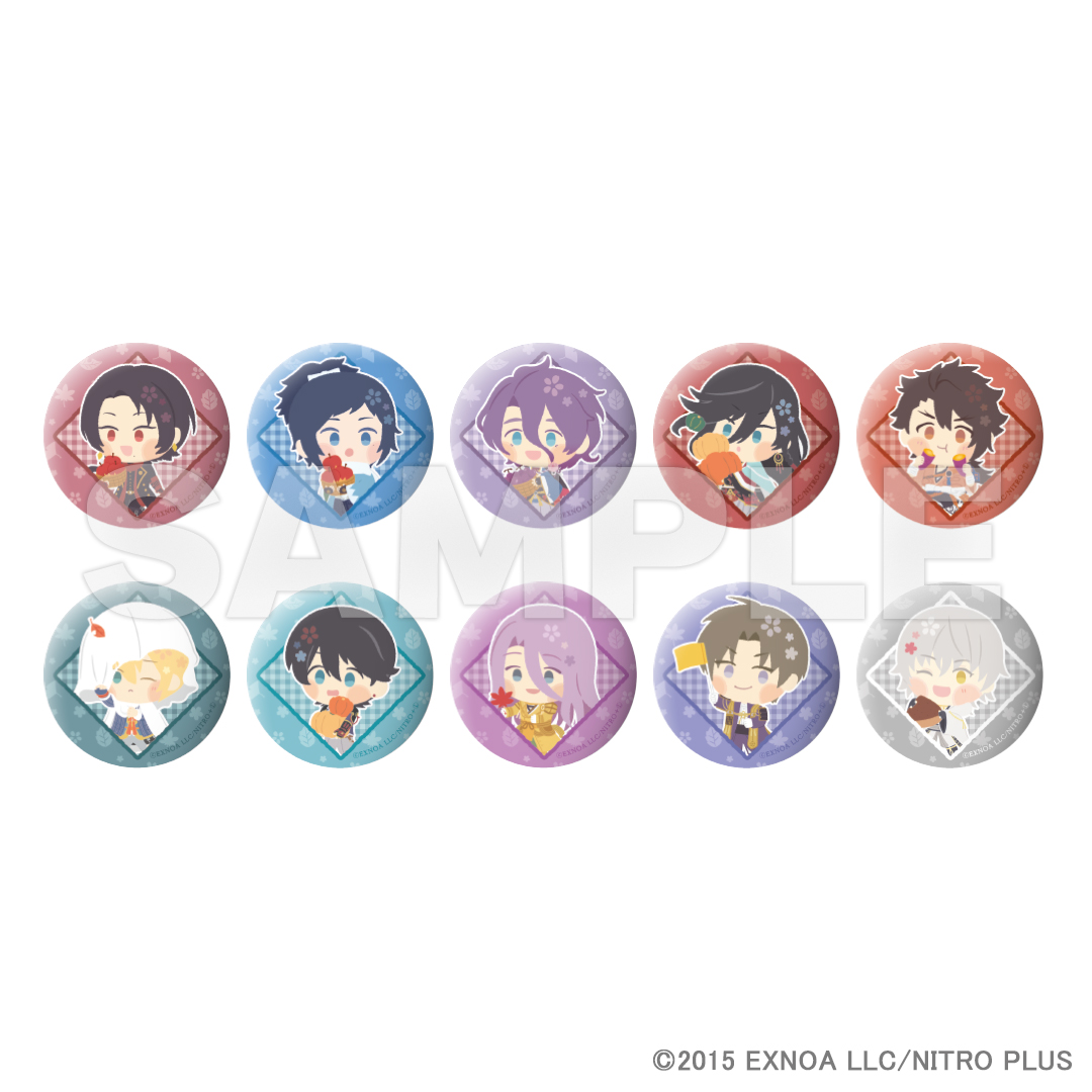 わんぱく!刀剣乱舞 in Tree Village_トレーディング缶バッジ【BOX/10個入り】