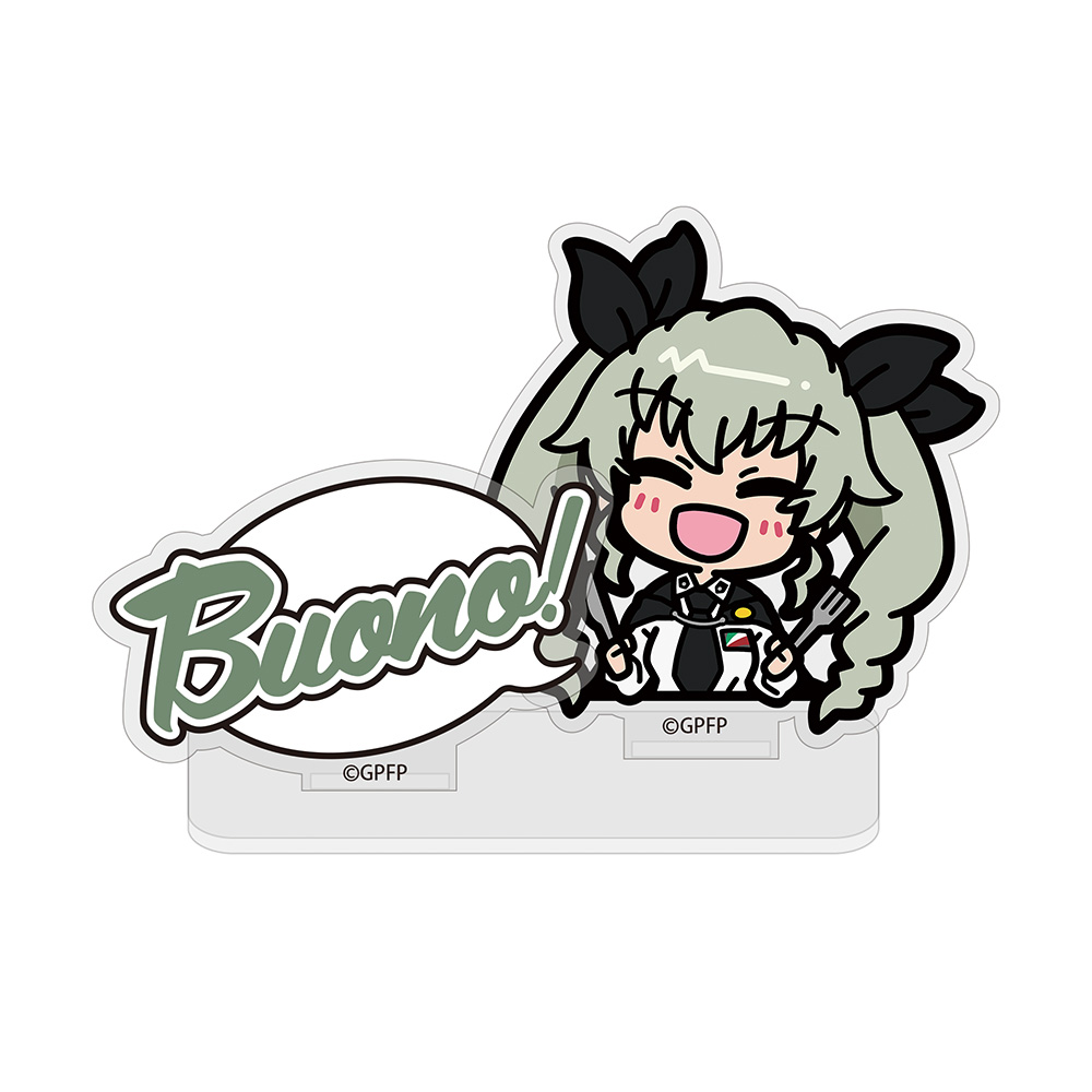 ガールズ&パンツァー 最終章_アンチョビ セリフアクリルスタンド