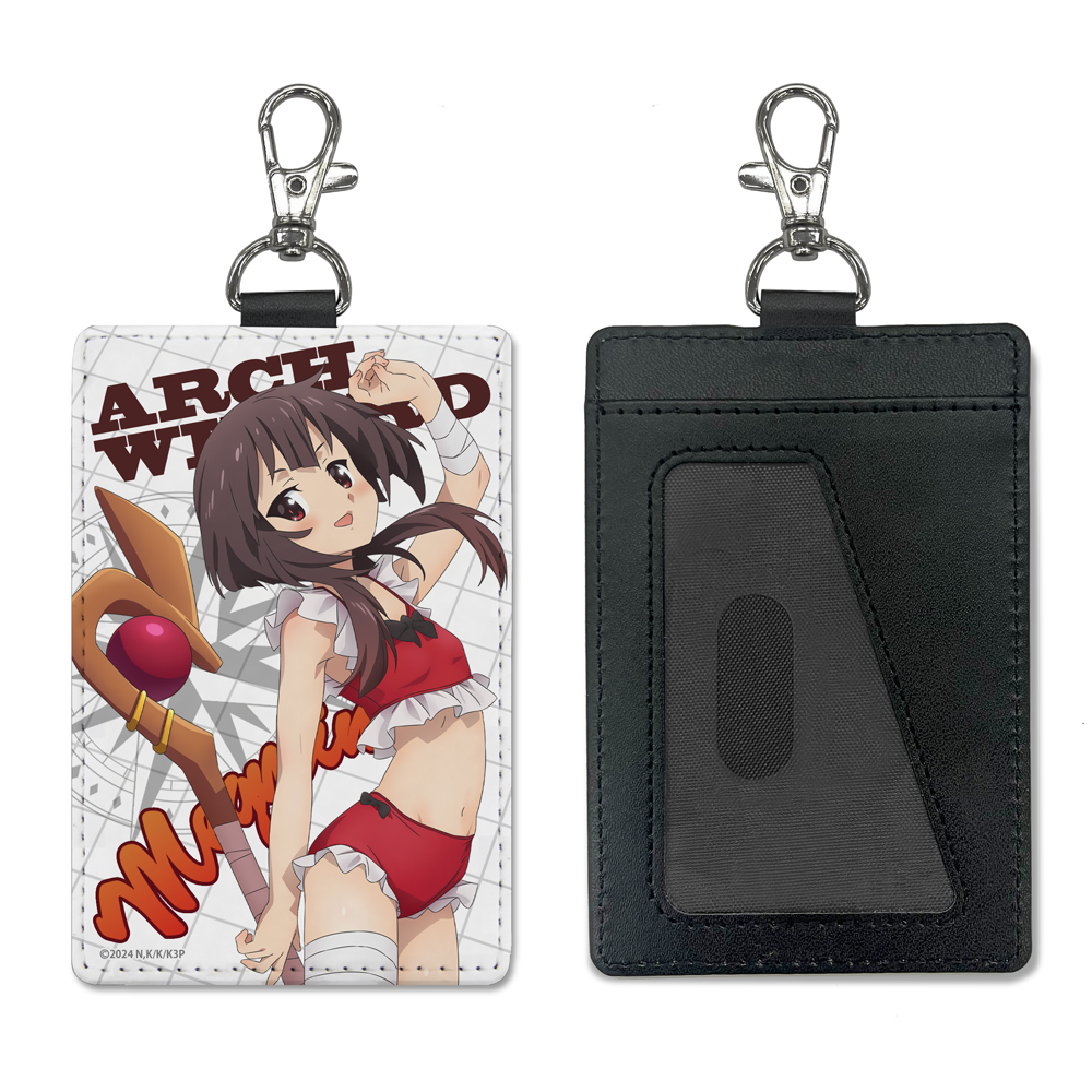 この素晴らしい世界に祝福を!_めぐみん パスケース(ナスカン付き)