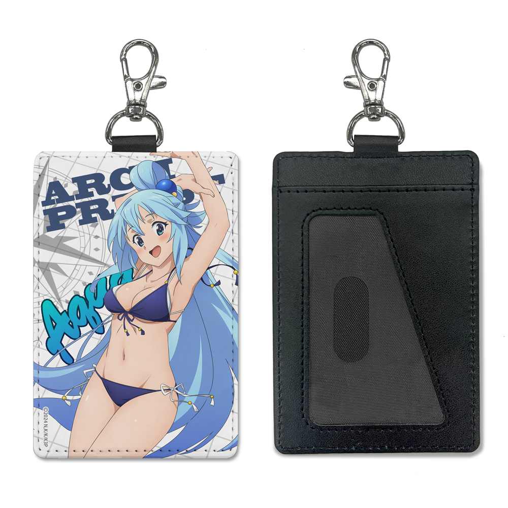 この素晴らしい世界に祝福を!_アクア パスケース(ナスカン付き)