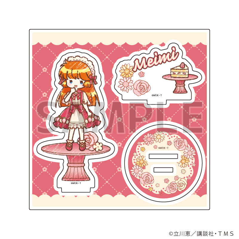 怪盗セイント・テール_アクリルスタンドプレート01/羽丘芽美 スイーツドレスver.(グラフアートイラスト)