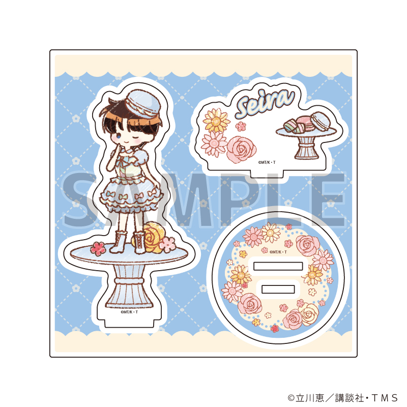 怪盗セイント・テール_アクリルスタンドプレート03/深森聖良 スイーツドレスver.(グラフアートイラスト)