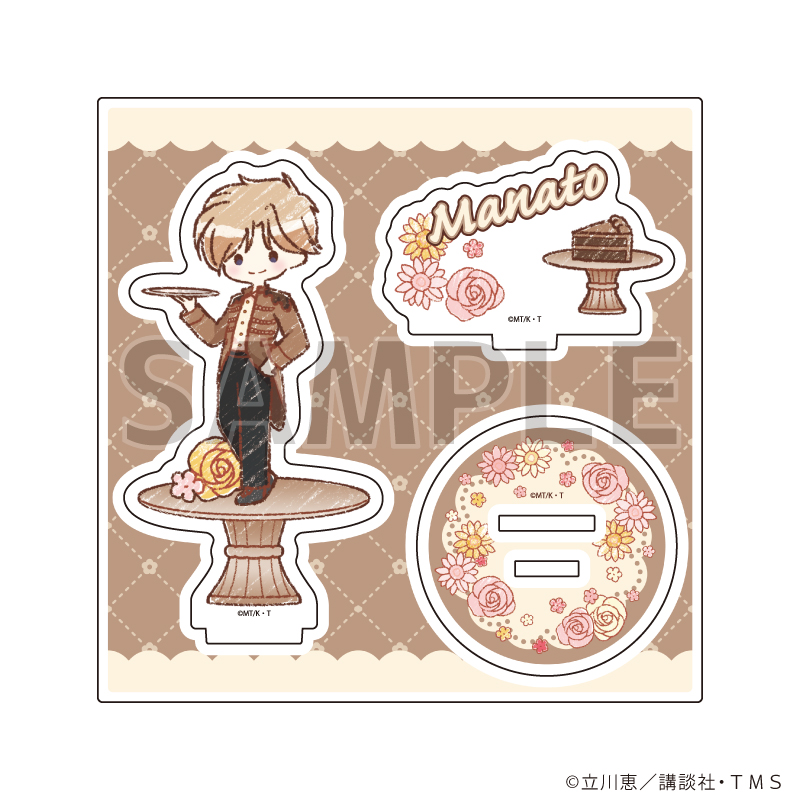 怪盗セイント・テール_アクリルスタンドプレート05/佐渡真人 スイーツドレスver.(グラフアートイラスト)