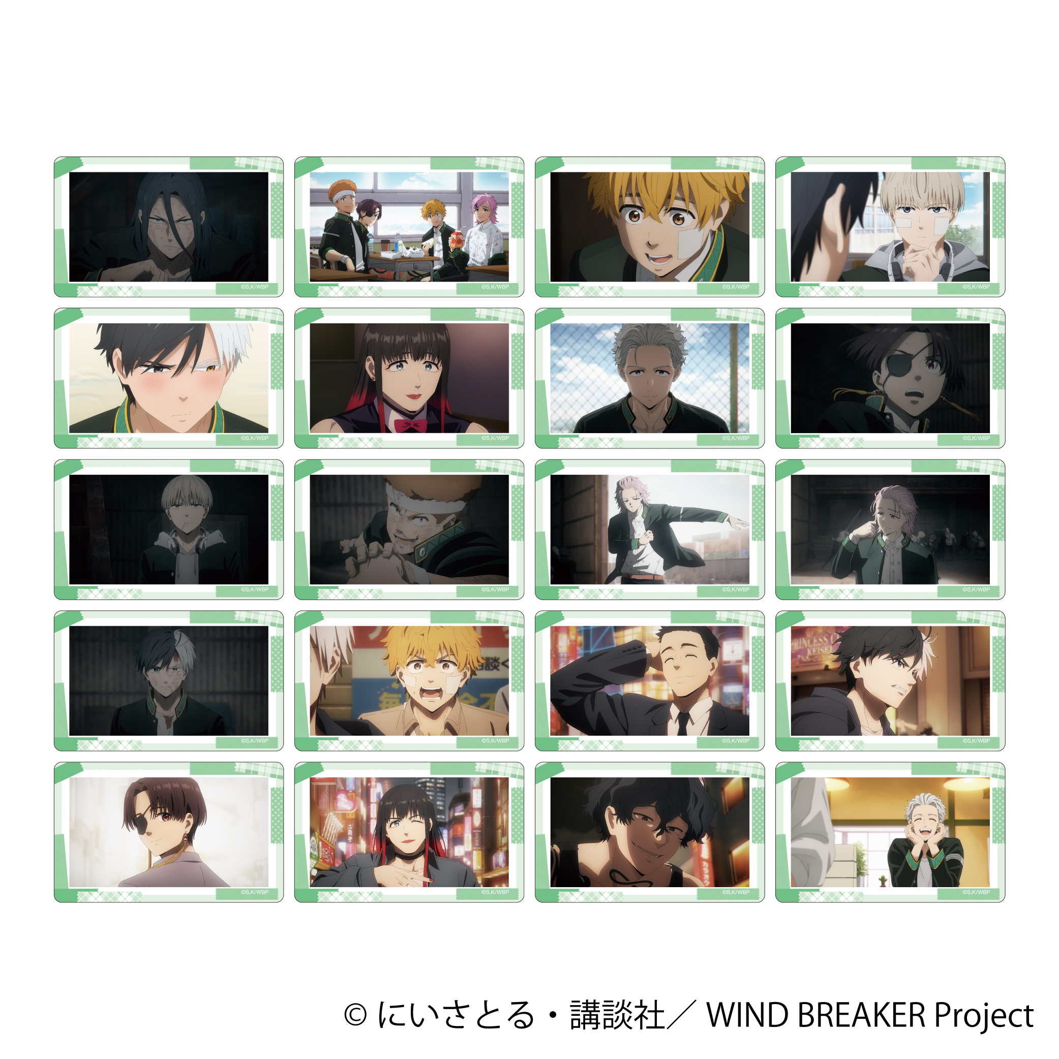 WIND BREAKER_メモリアルクリアカードコレクション　【BOX／10パック入り】