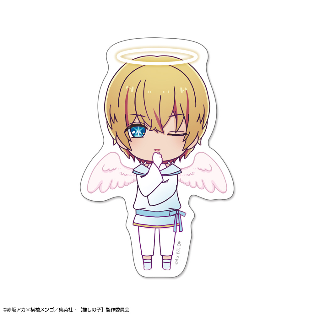 【推しの子】_ミニステッカー 天使Ver. デザイン02(アクア)