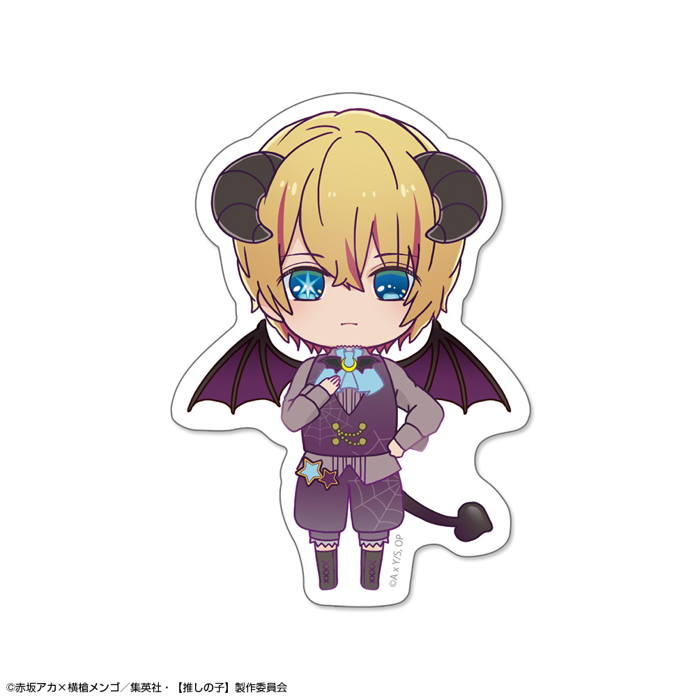 【推しの子】_ミニステッカー 悪魔Ver. デザイン02(アクア)