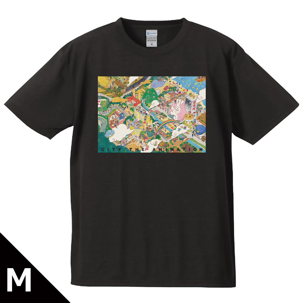 CITY THE ANIMATION_Mサイズ_Tシャツ キービジュアルver.
