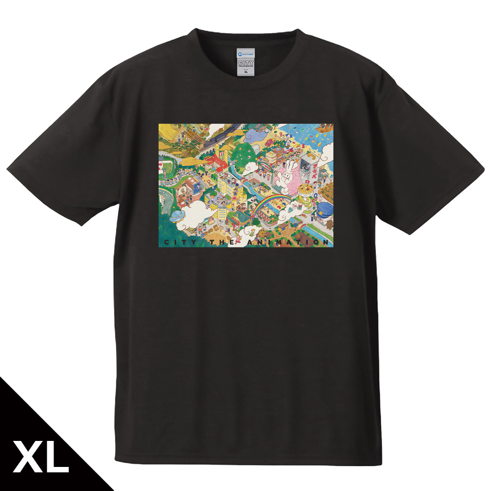 CITY THE ANIMATION_XLサイズ_Tシャツ キービジュアルver.