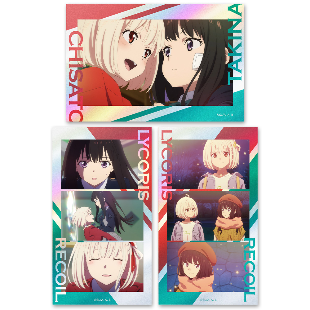 リコリス・リコイル_サムネイルキラステッカーセット 千束＆たきな