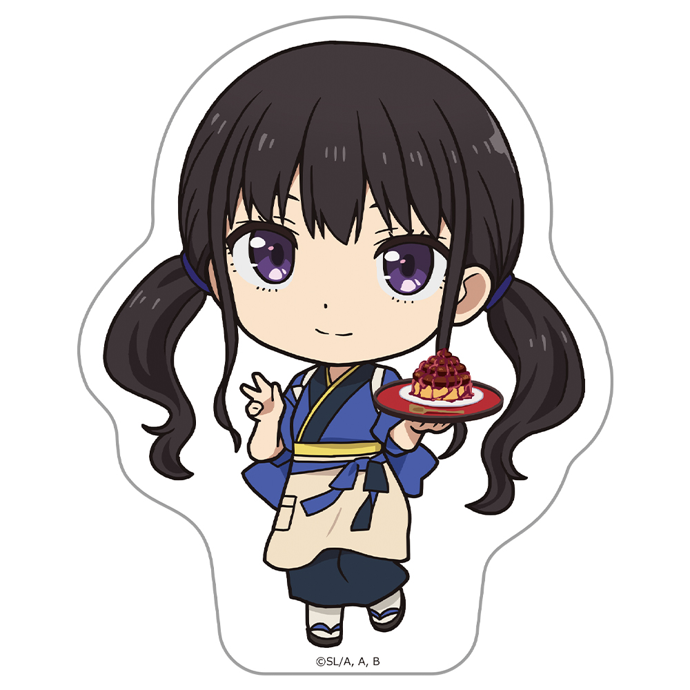 リコリス・リコイル_ダイカットステッカー 井ノ上たきな 喫茶リコリコ