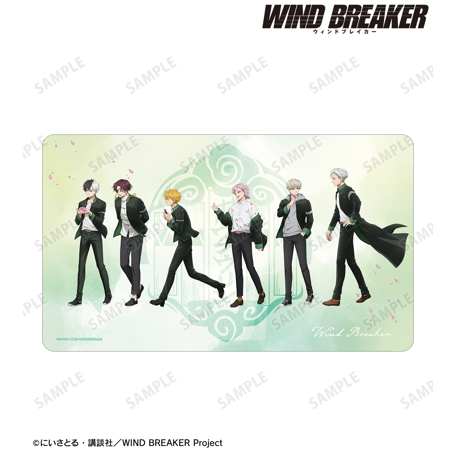 WIND BREAKER_描き下ろし 集合 春の歩みver. マルチデスクマット