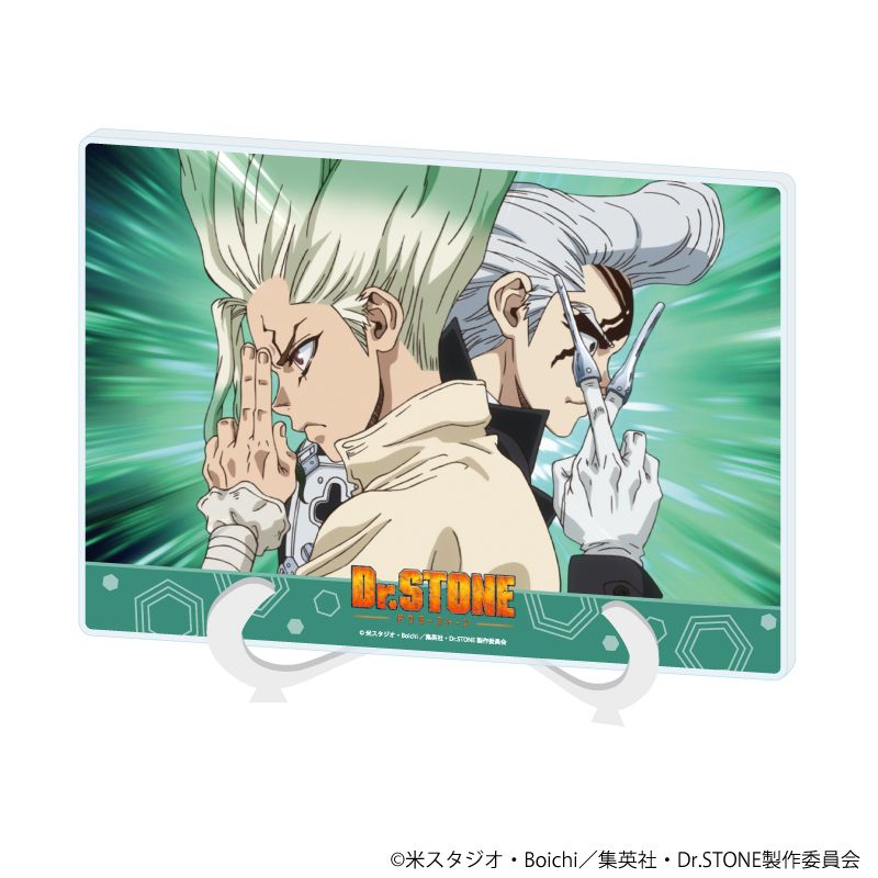 ドクターストーン アートボード Dr.STONE_(A5サイズ)_アクリルアートボード11/石神千空&Dr.ゼノ(場面写