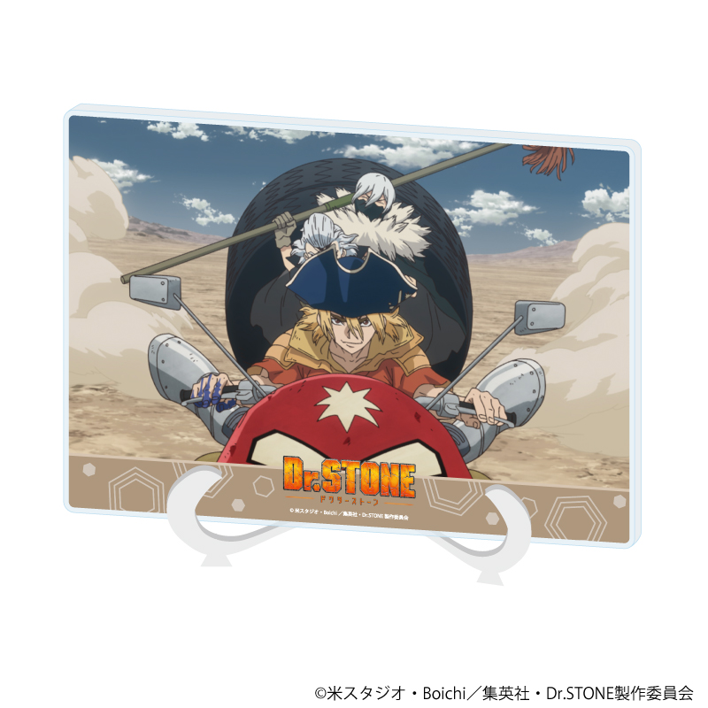 Dr.STONE_(A5サイズ)_アクリルアートボード12/七海龍水&氷月(場面写イラスト)