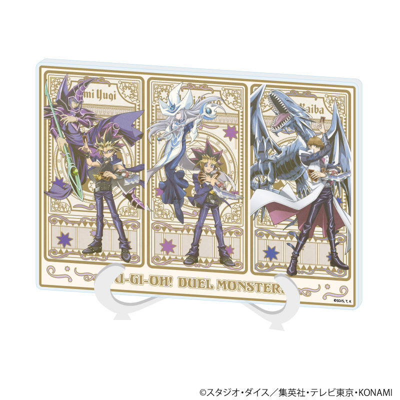 遊☆戯☆王デュエルモンスターズ_(A5サイズ)_アクリルアートボード04/集合デザイン(ANTRAITEイラスト)