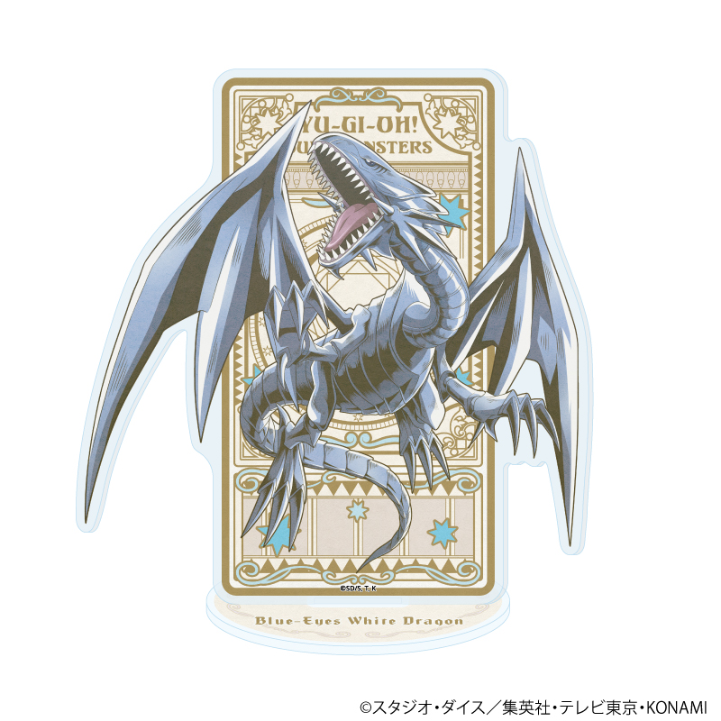 遊☆戯☆王デュエルモンスターズ_アクリルスタンド28/ブルーアイズ・ホワイト・ドラゴン(ANTRAITEイラスト)