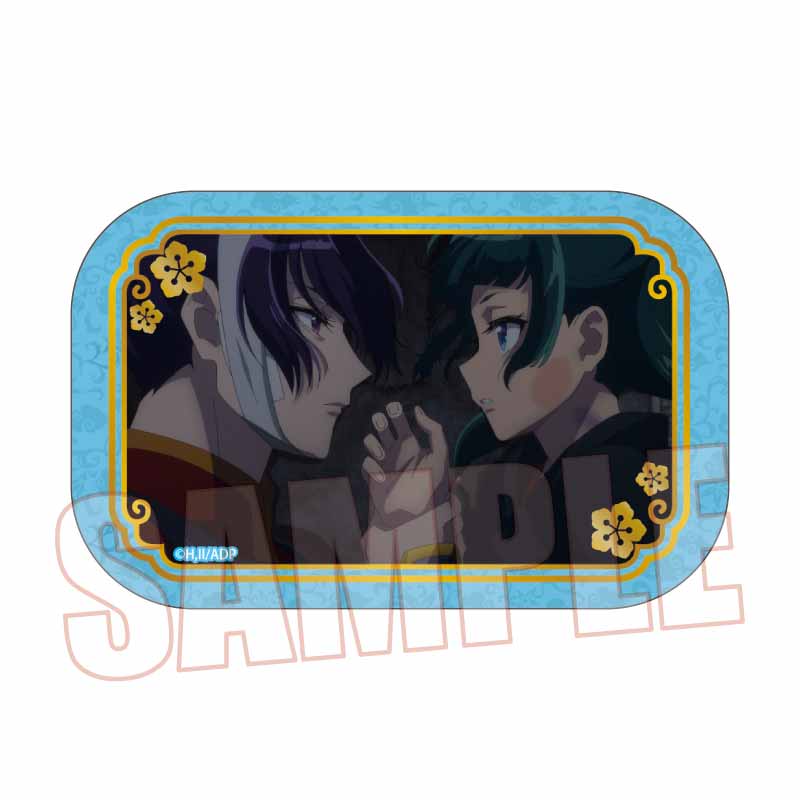 薬屋のひとりごと_メモリーズスクエア缶バッジ 猫猫&壬氏B