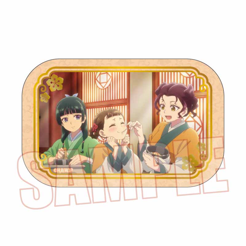 薬屋のひとりごと_メモリーズスクエア缶バッジ 猫猫&小蘭&子翠