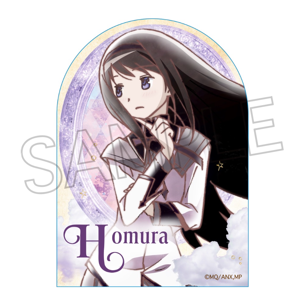 魔法少女まどか☆マギカ_ヴィンテージシリーズ ステッカー 暁美ほむら