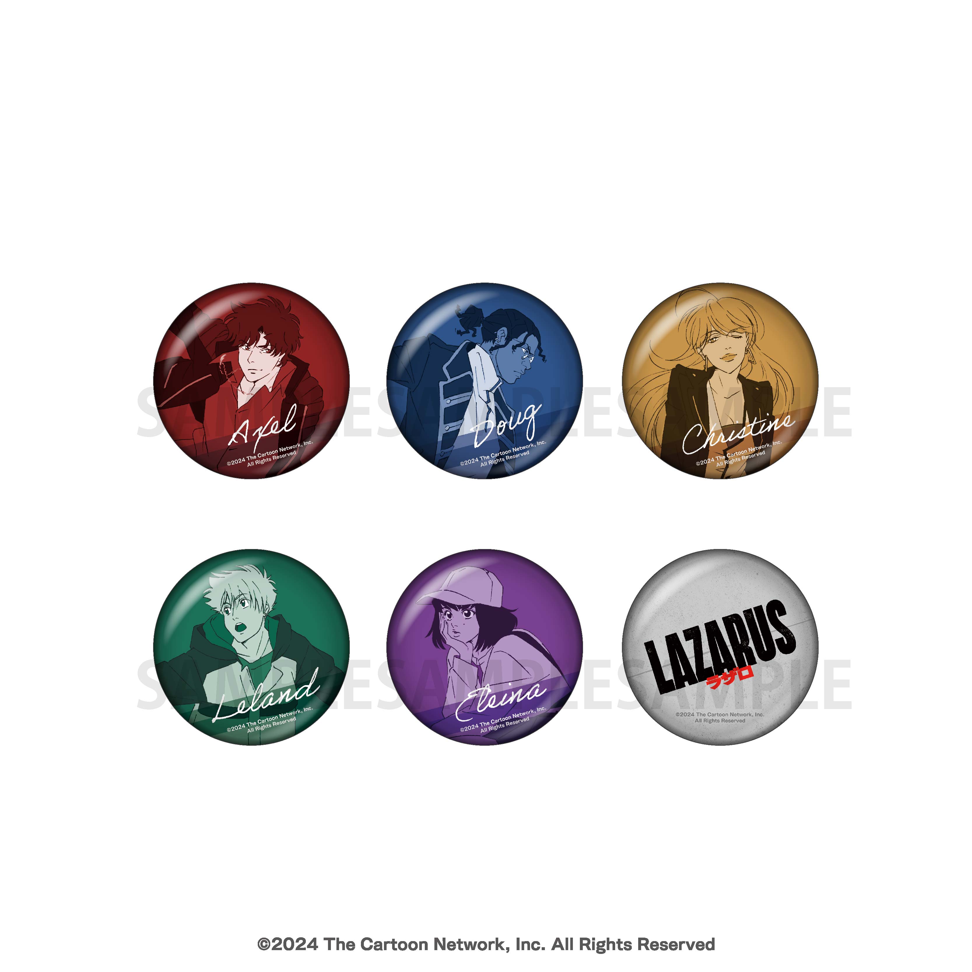 LAZARUS ラザロ_トレーディング缶バッジ / 全6種【コンプリートBOX/6個入り】