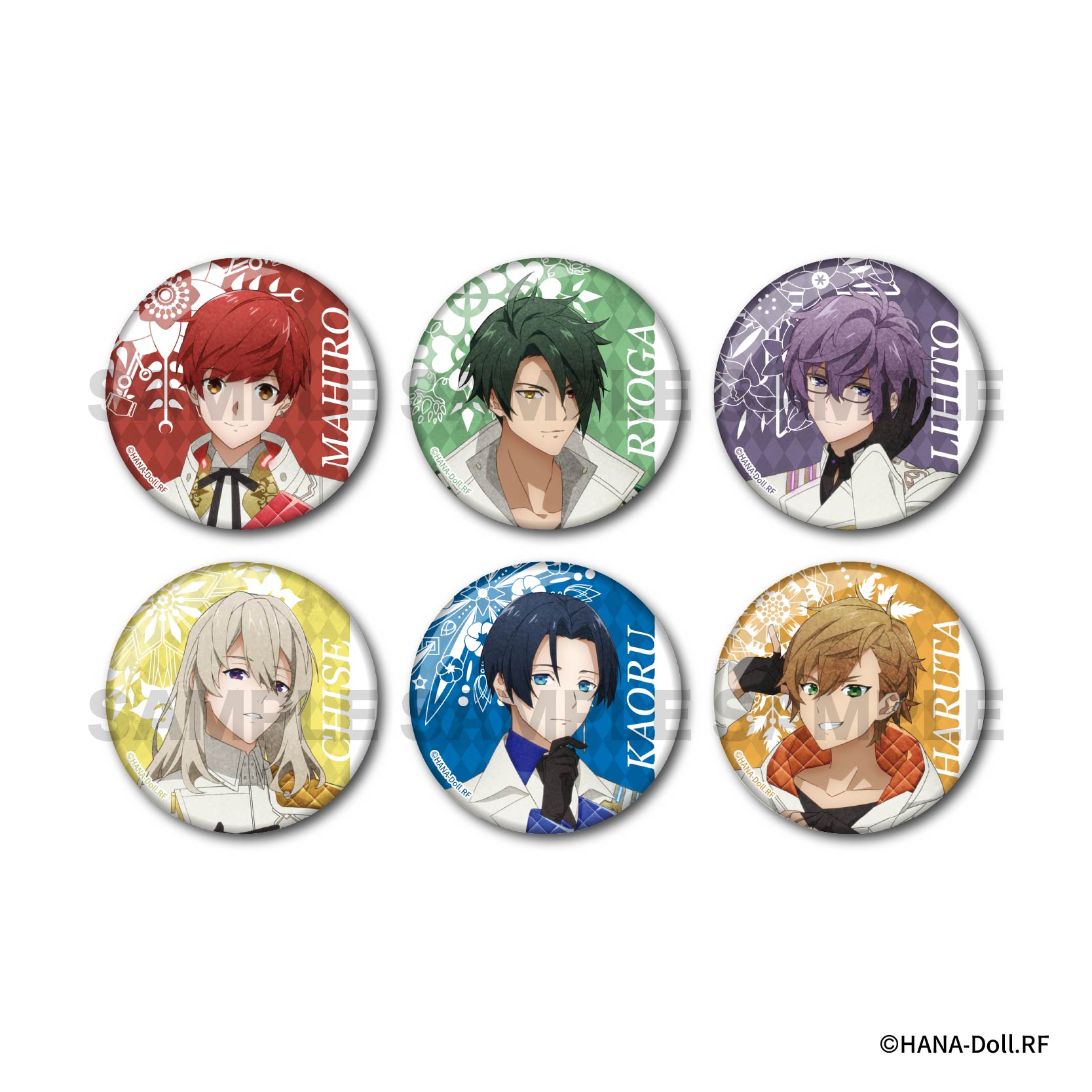 華Doll* -Reinterpretation of Flowering-_トレーディング缶バッジ / 全6種【コンプリートBOX/6個入り】
