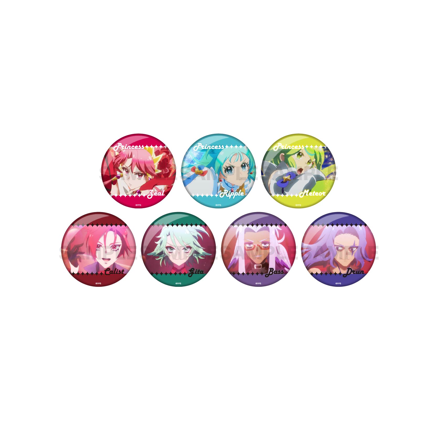 プリンセッション・オーケストラ_トレーディング缶バッジ / 全7種（コンプリートBOX）【BOX/7個入り】
