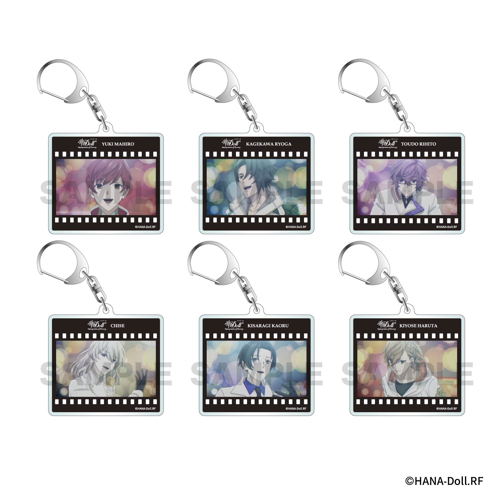 華Doll* -Reinterpretation of Flowering-_トレーディングフィルム風アクリルキーホルダー / 全6種【コンプリートBOX/6個入り】