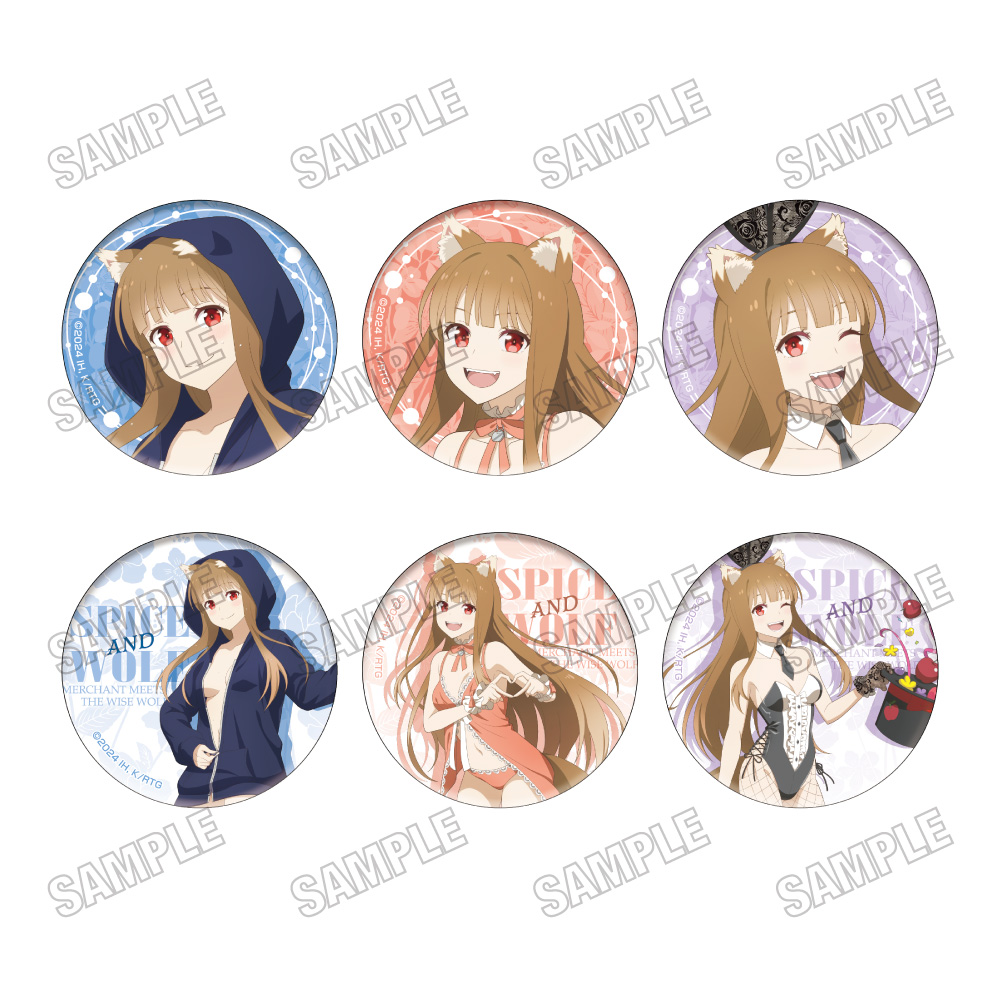 狼と香辛料 MERCHANT MEETS THE WISE WOLF_描き下ろし缶バッジコレクション　【コンプリートBOX／6個入り】