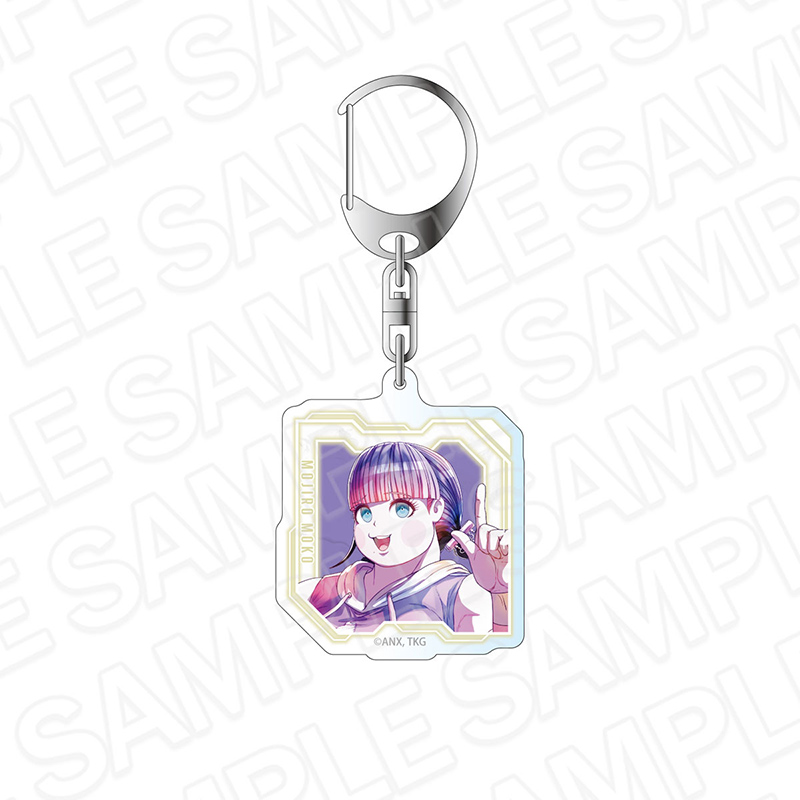 HUNDRED LINE -最終防衛学園-_アクリルキーホルダー PALE TONE series 喪白もこ