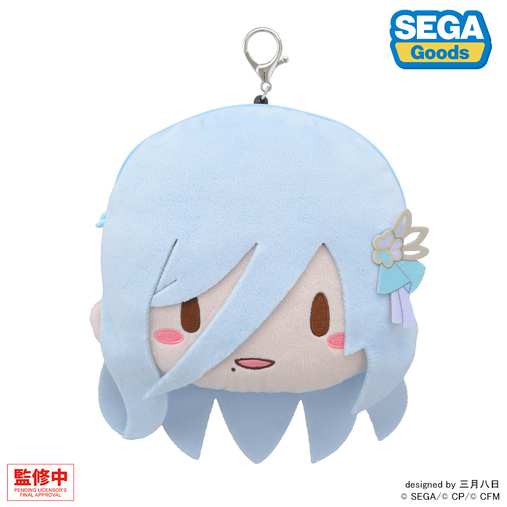 プロジェクトセカイ カラフルステージ! feat. 初音ミク_ふわぷち リール付きフェイスポーチ 日野森雫