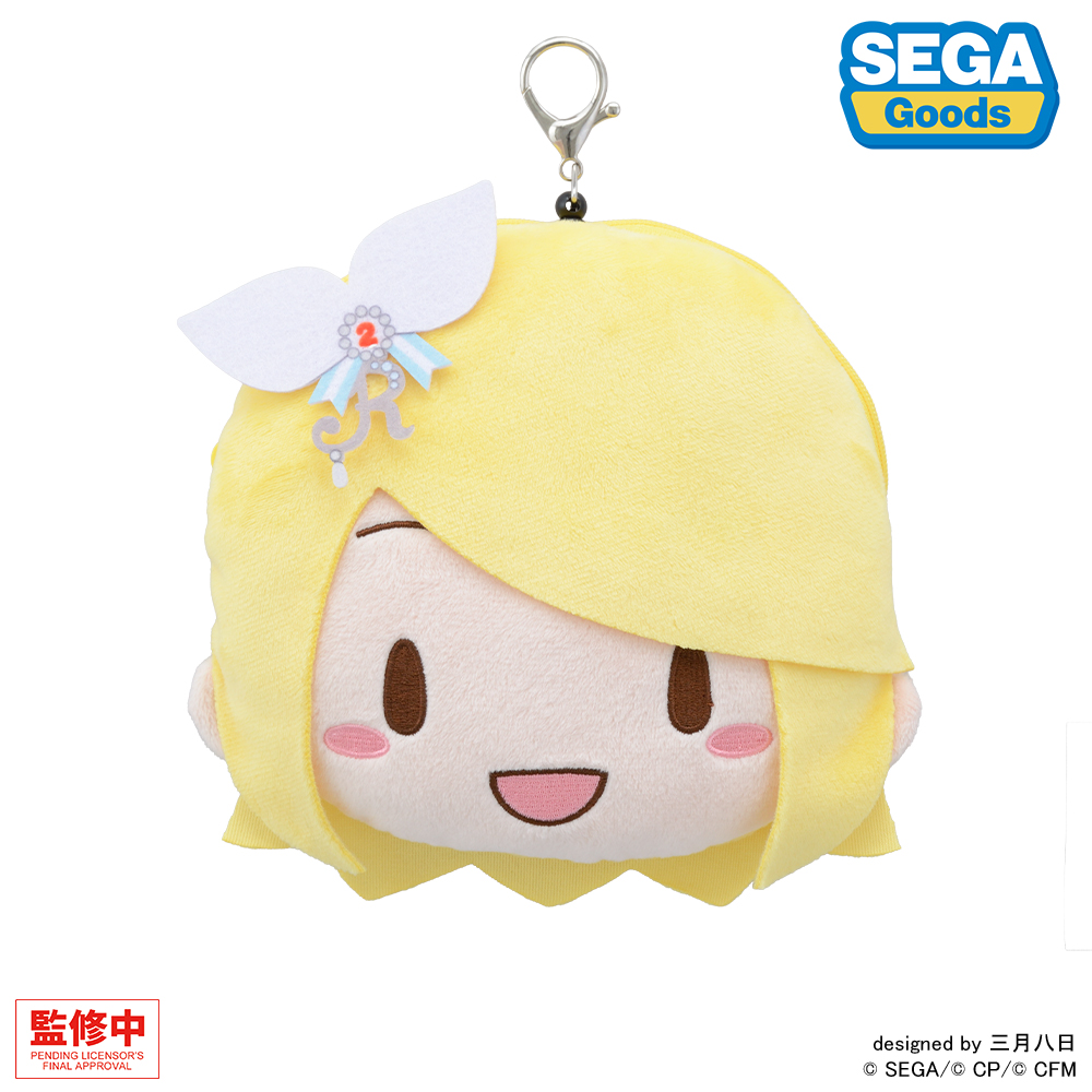 プロジェクトセカイ カラフルステージ! feat. 初音ミク_ふわぷち リール付きフェイスポーチ ステージのセカイの鏡音リン