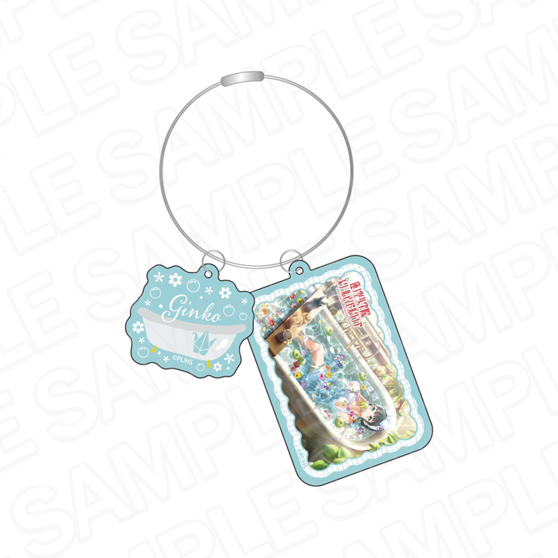 ラブライブ!蓮ノ空女学院スクールアイドルクラブ_ワイヤーキーホルダー 百生吟子 Her-bath-rium ver.