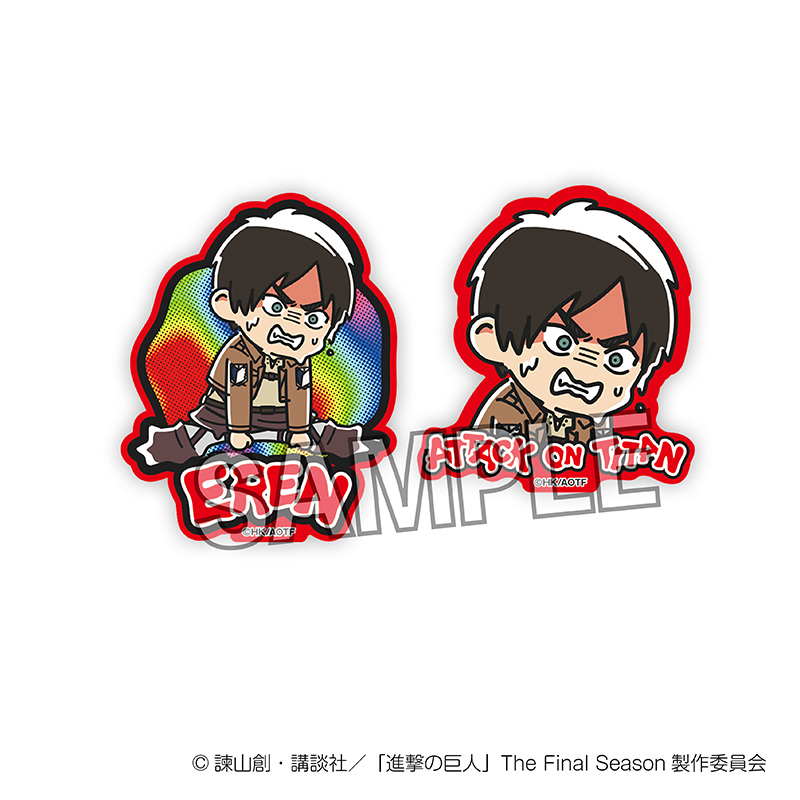 進撃の巨人_ATSUIステッカーセット　エレン