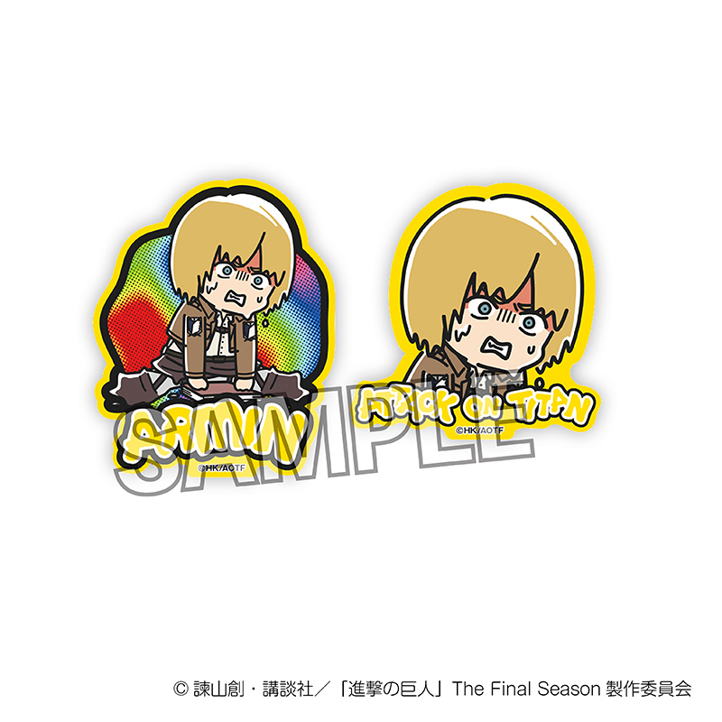 進撃の巨人_ATSUIステッカーセット　アルミン