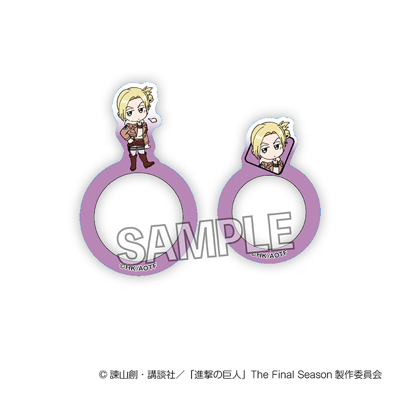 進撃の巨人_DOTABATA！指の上の透明リング　アニ