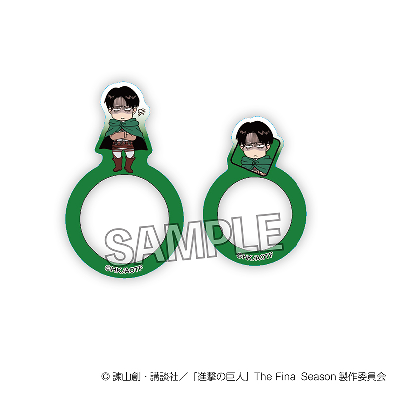 進撃の巨人_DOTABATA！指の上の透明リング　リヴァイ