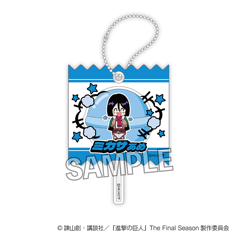 進撃の巨人_DOTABATA！ラッピングアクリルキーホルダー　ミカサ
