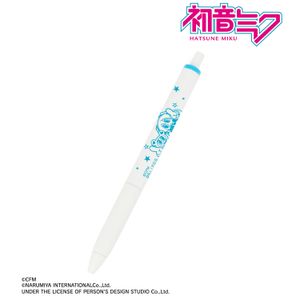 初音ミク_ANGEL BLUEコラボ 描き起こし 初音ミク&ナカムラくん ユニボール ワン ゲルインクボールペン