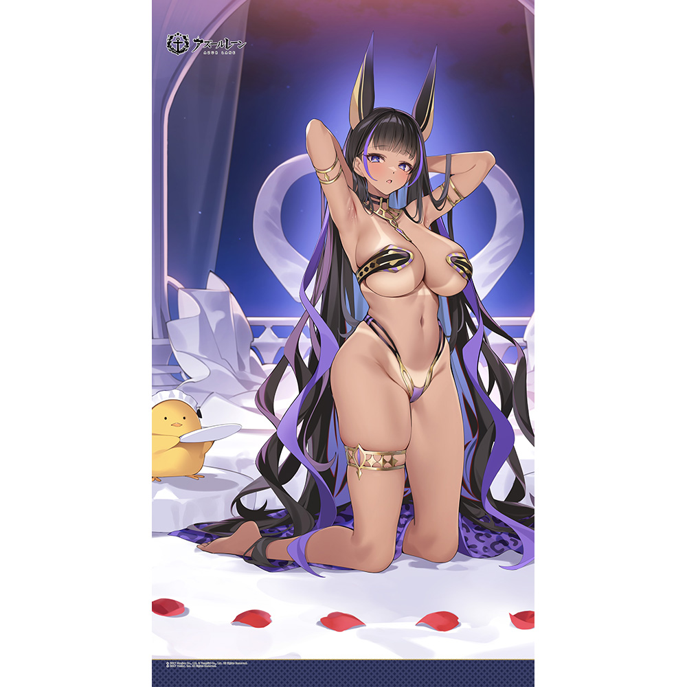 アズールレーン_のれん(クレオパトラ/星辰と薔薇)