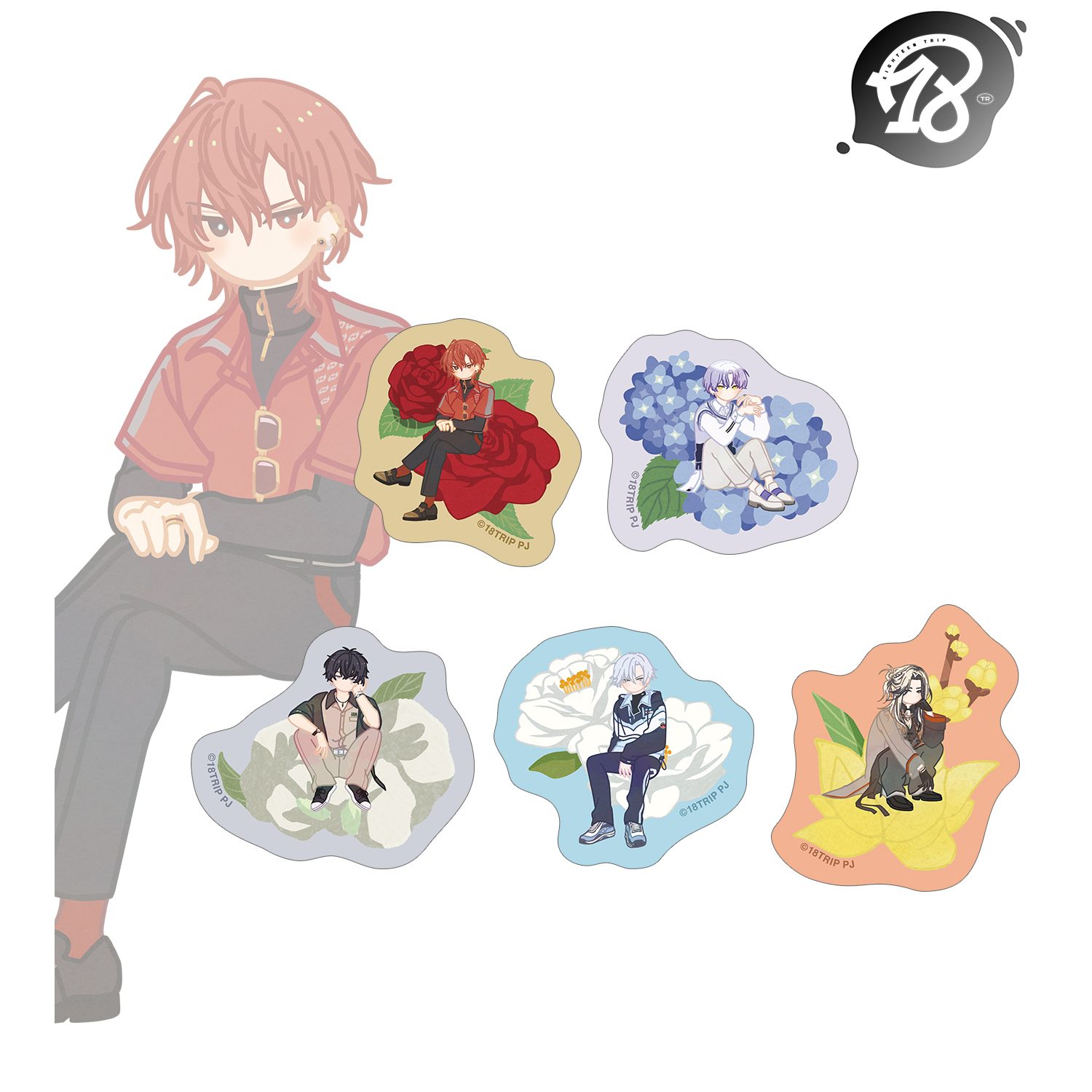 18TRIP_R1ze Botania フレークシール