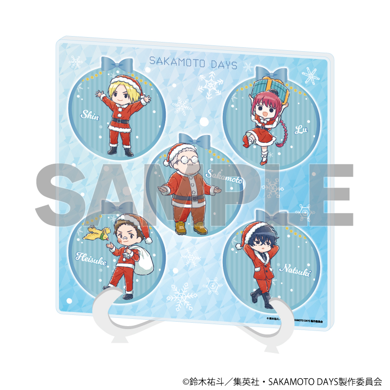 SAKAMOTO DAYS_アクリルアートボード07/デザインA クリスマスver.(グラフアートイラスト)