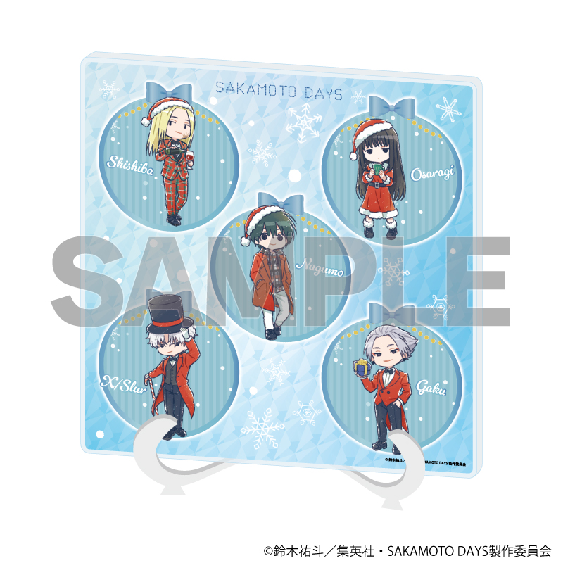 SAKAMOTO DAYS_アクリルアートボード08/デザインB クリスマスver.(グラフアートイラスト)