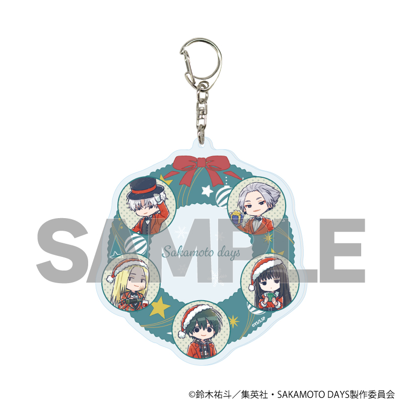 SAKAMOTO DAYS_デカアクリルキーホルダー21/デザインB クリスマスver.(グラフアートイラスト)