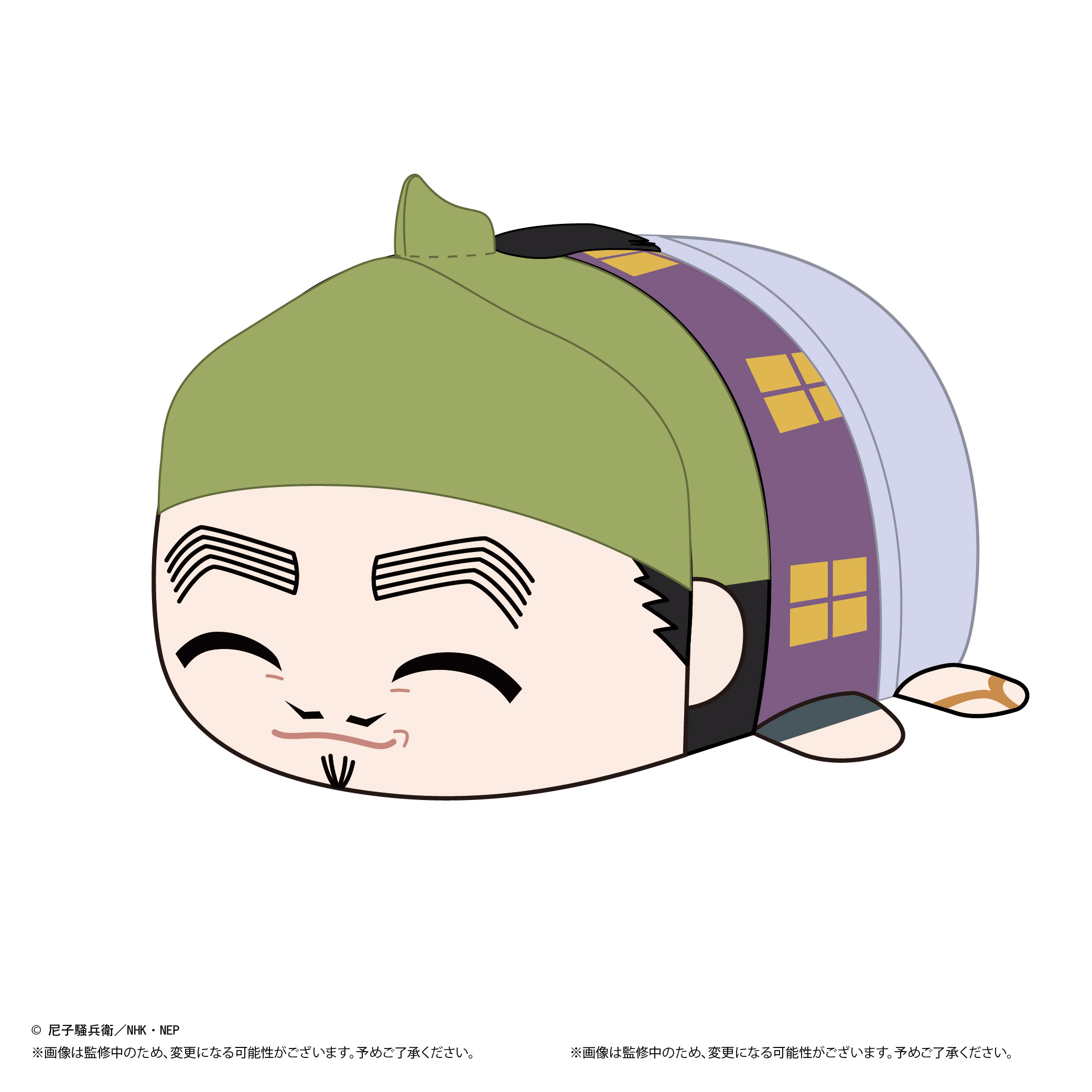 忍たま乱太郎_NR-48 ぽてコロマスコットMsize7 H 山田伝蔵(私服Ver.)