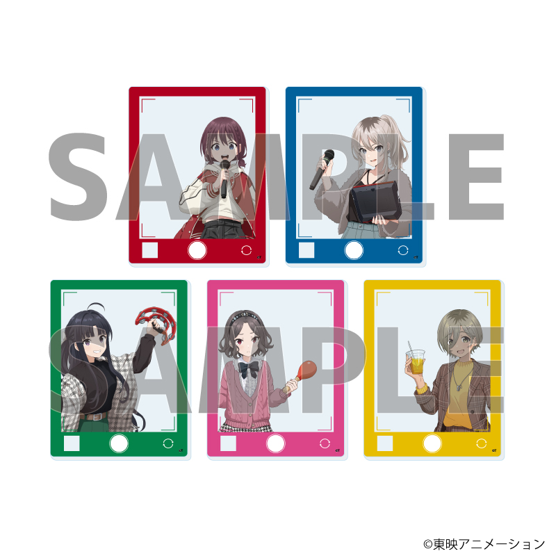 ガールズバンドクライ_アクリルカード01/コンプリートセット(全5種